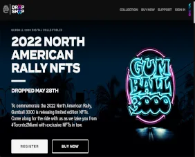 Dropshop NFT marketplace web app