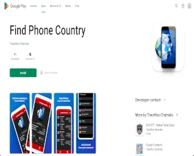 Find Phone Country Android app